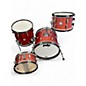 Used Pdp  4 Piece CONCEPT Satin Red Drum Kit