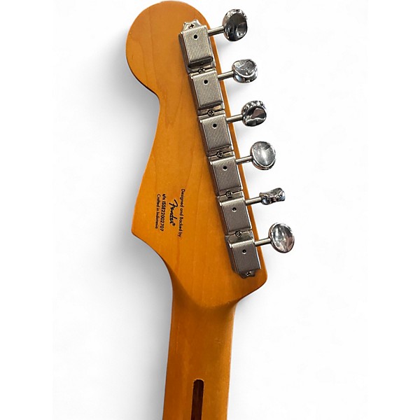 Used 2022 Squier Stratocaster 40th anniversary Seafoam Green Solid Body Electric Guitar