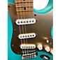 Used 2022 Squier Stratocaster 40th anniversary Seafoam Green Solid Body Electric Guitar