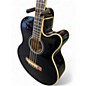 Used Ibanez AEB5E Black Acoustic Bass Guitar