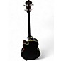 Used Ibanez AEB5E Black Acoustic Bass Guitar