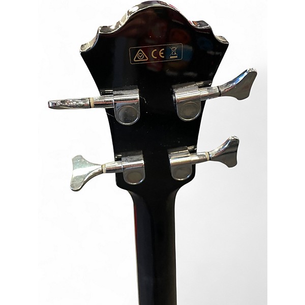 Used Ibanez AEB5E Black Acoustic Bass Guitar