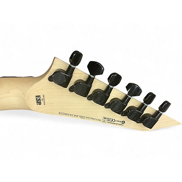 Used ESP LTD KH202 Kirk Hammett Signature Black Solid Body Electric Guitar