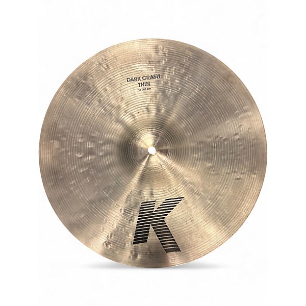Used Zildjian 18in K Custom Dark Crash Cymbal