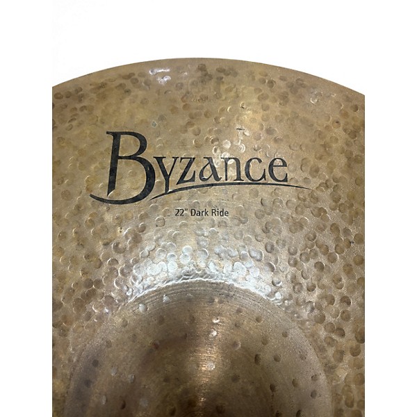 Used MEINL 22in Byzance Dark Ride Cymbal