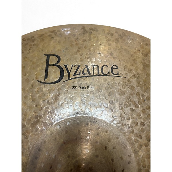 Used MEINL 22in Byzance Dark Ride Cymbal