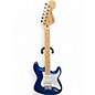 Used Squier Standard Stratocaster Blue Solid Body Electric Guitar thumbnail