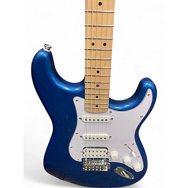 Used Squier Standard Stratocaster Blue Solid Body Electric Guitar