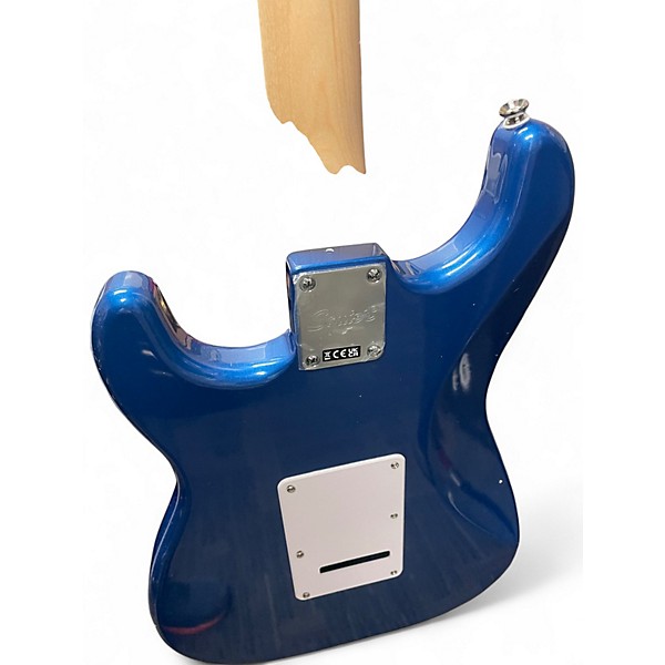 Used Squier Standard Stratocaster Blue Solid Body Electric Guitar
