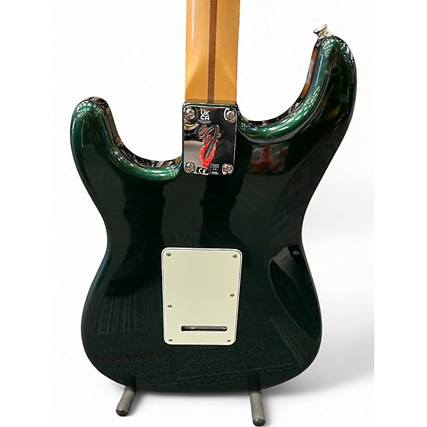 Used Fender Player II Stratocaster British Racing Green Solid Body Electric Guitar