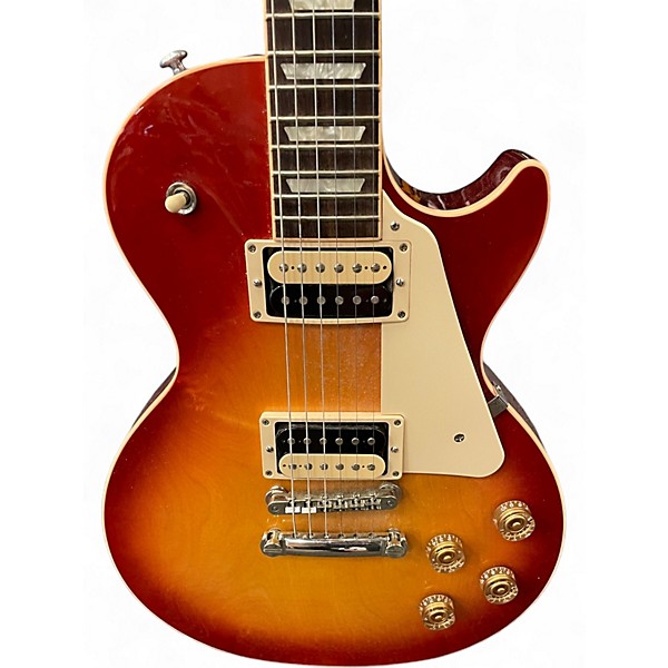 Used 2017 Gibson Les Paul Classic T Heritage Cherry Sunburst Solid Body Electric Guitar