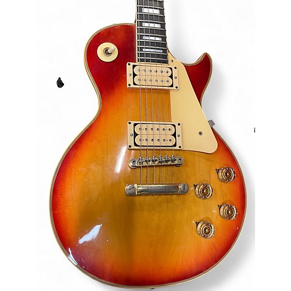 Vintage 1974 Gibson Les Paul Custom Cherry Sunburst Solid Body Electric Guitar