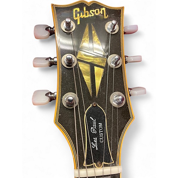 Vintage 1974 Gibson Les Paul Custom Cherry Sunburst Solid Body Electric Guitar