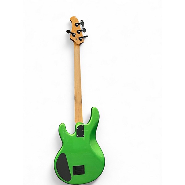 Used Ernie Ball Music Man StingRay Special HH Kiwi Green Electric Bass Guitar