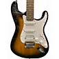 Used Squier SONIC STRAT Tobacco Burst Solid Body Electric Guitar