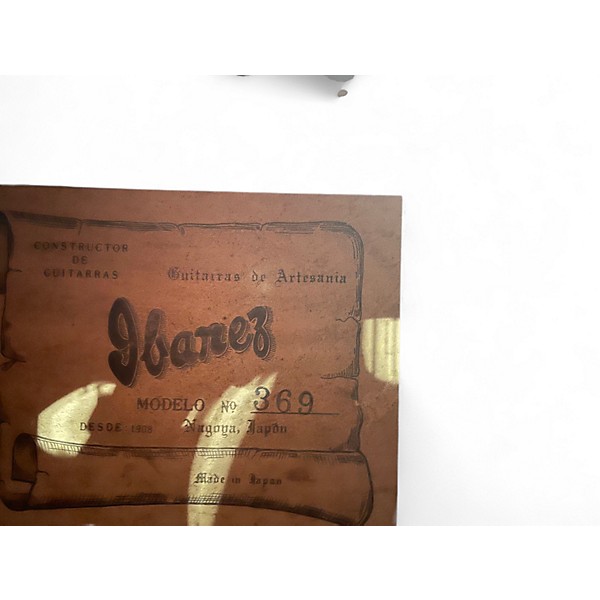 Used Ibanez 369 Natural Classical Acoustic Guitar