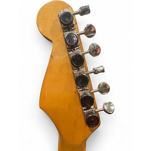 Used Squier STRATOCASTER Black Solid Body Electric Guitar