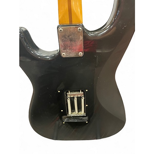 Used Squier STRATOCASTER Black Solid Body Electric Guitar