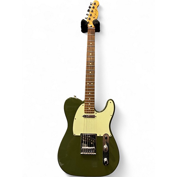 Used Fender Limited Edition Player Telecaster Olive Green Solid Body Electric Guitar