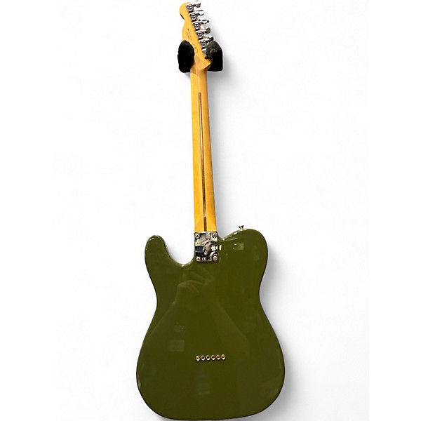 Used Fender Limited Edition Player Telecaster Olive Green Solid Body Electric Guitar