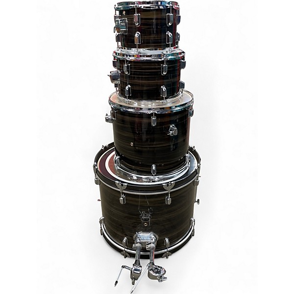 Used Mapex 4 Piece COMET YELLOW GRAIN Drum Kit