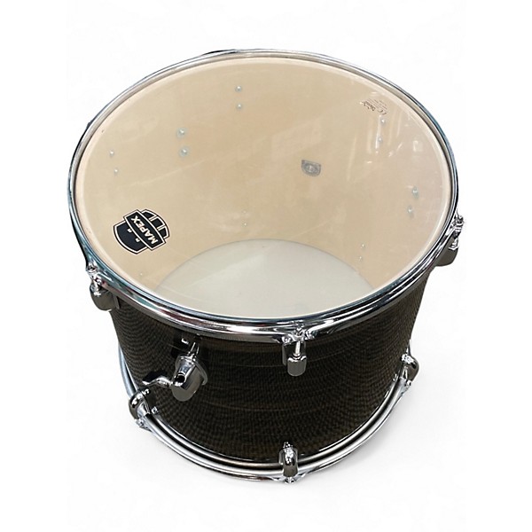 Used Mapex 4 Piece COMET YELLOW GRAIN Drum Kit