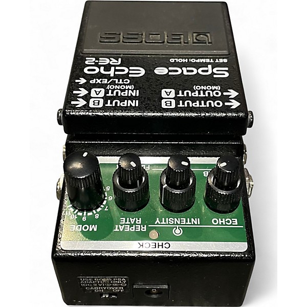 Used BOSS RE2 SPACE ECHO Effect Pedal