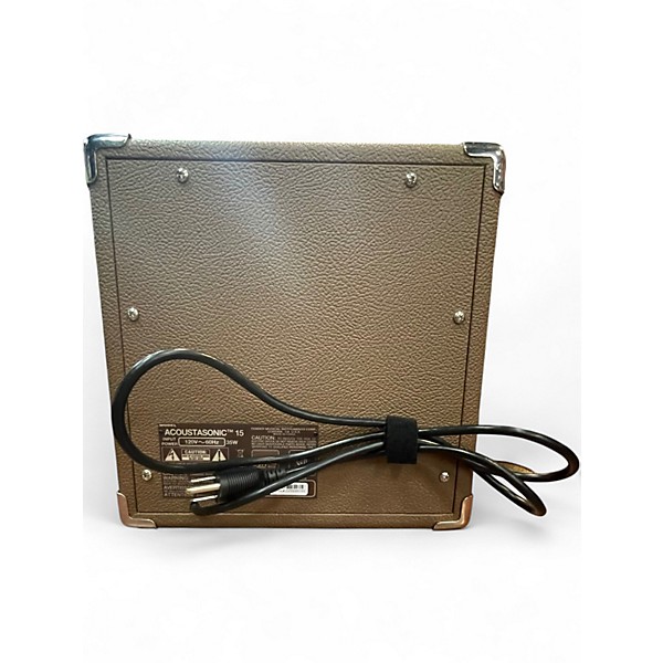 Used Fender Acoustasonic 15 Acoustic Guitar Combo Amp