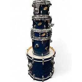 Used Ludwig 5 Piece Accent CS Custom Blue Drum Kit