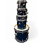 Used Ludwig 5 Piece Accent CS Custom Blue Drum Kit thumbnail