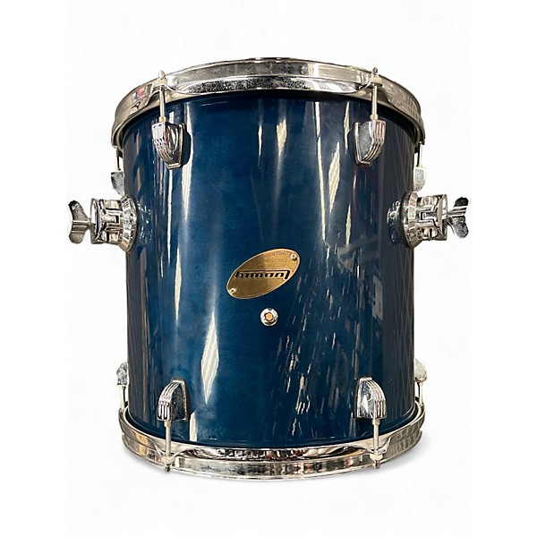 Used Ludwig 5 Piece Accent CS Custom Blue Drum Kit