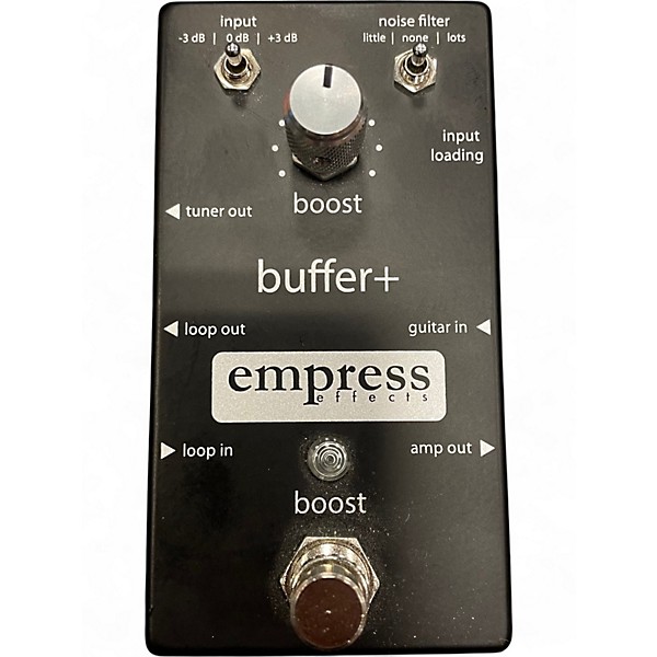 Used Empress Effects Buffer+ Analog I/O Interface with Switchable Boost Guitar Pedal