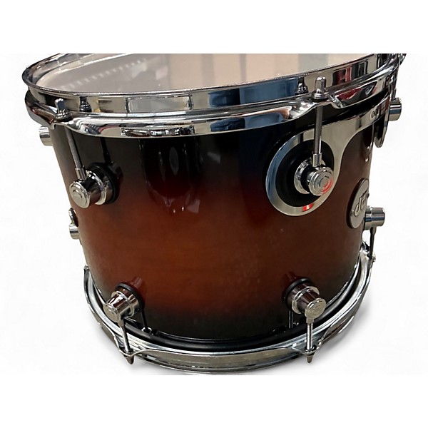 Used DW 12in Design Series Tom Tobacco Burst Drum