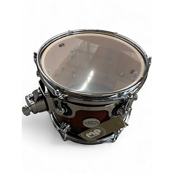 Used DW 10in Design Series Tom Tobacco Burst Drum
