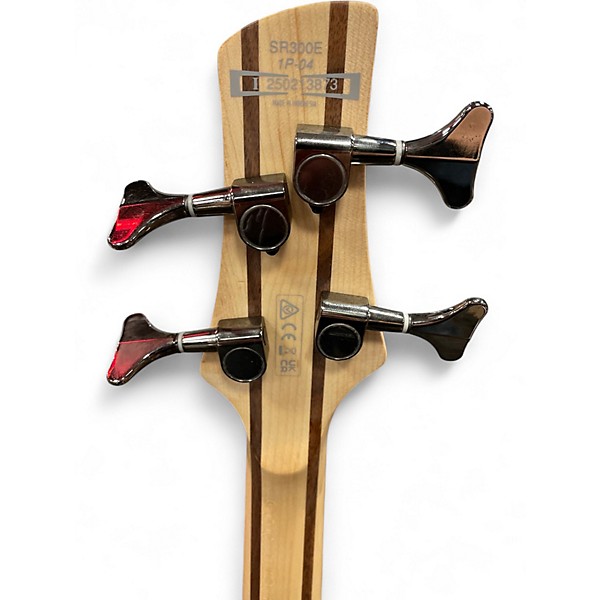 Used Ibanez SR300 Silverburst Electric Bass Guitar