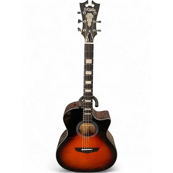 Used D'Angelico DAPCSG200VSBCP 2 Tone Sunburst Acoustic Electric Guitar