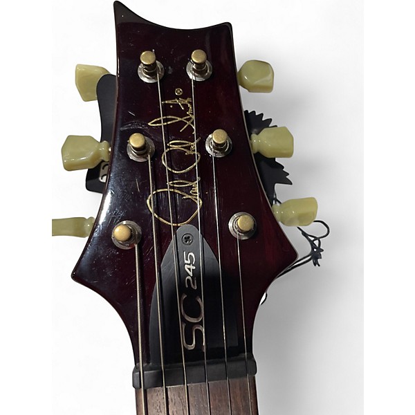 Used 2008 PRS 245 10 TOP Amber Solid Body Electric Guitar