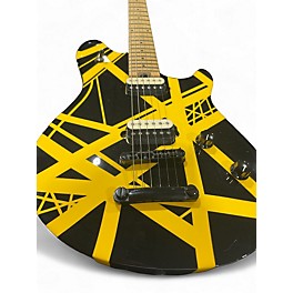 Used EVH Wolfgang Special Black and Yellow Solid Body Electric Guitar