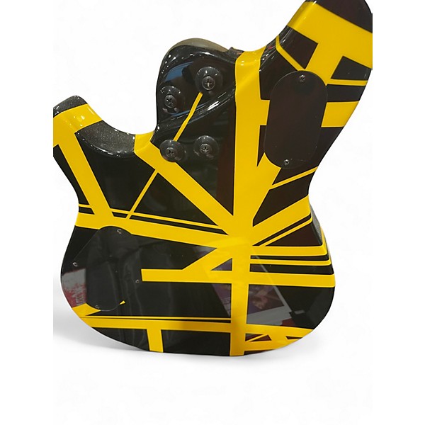 Used EVH Wolfgang Special Black and Yellow Solid Body Electric Guitar