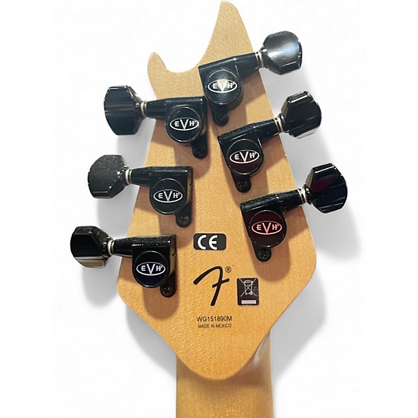 Used EVH Wolfgang Special Black and Yellow Solid Body Electric Guitar