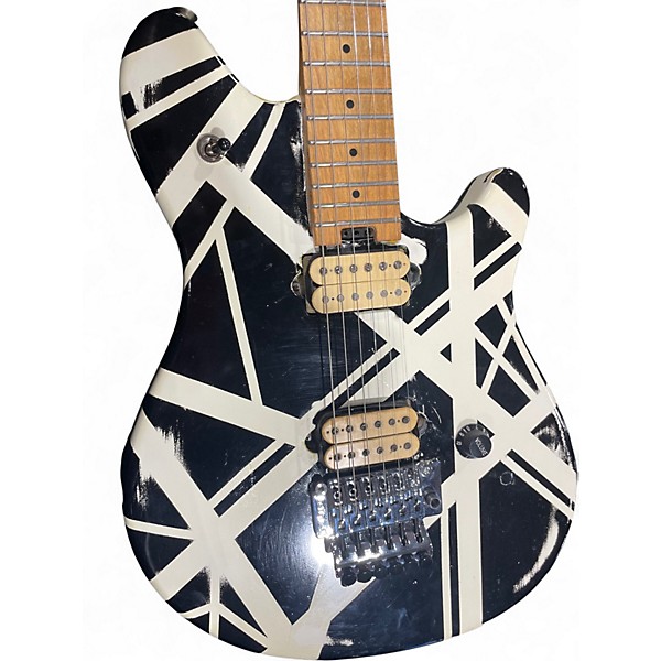 Used Peavey Wolfgang Special Black and White Solid Body Electric Guitar