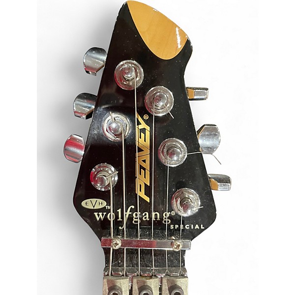 Used Peavey Wolfgang Special Black and White Solid Body Electric Guitar