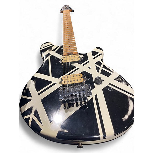 Used Peavey Wolfgang Special Black and White Solid Body Electric Guitar