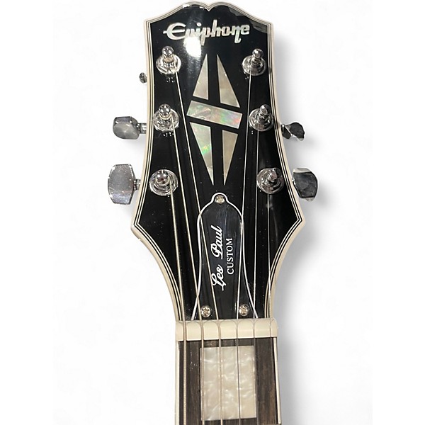 Used Epiphone ADAM JONES LES PAUL BLACK AND GREEN Solid Body Electric Guitar