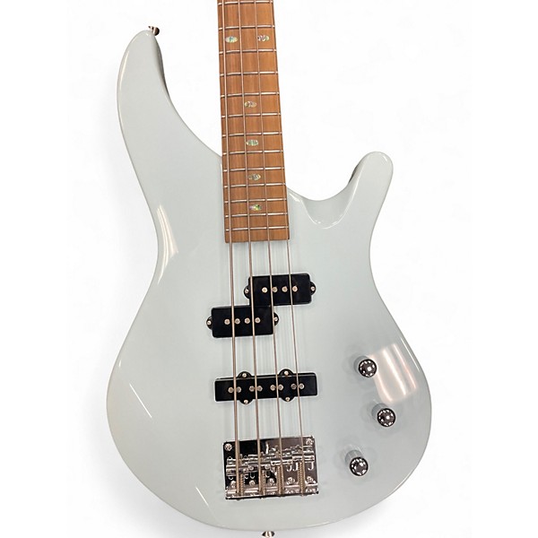 Used Mitchell MB100 Blue Electric Bass Guitar