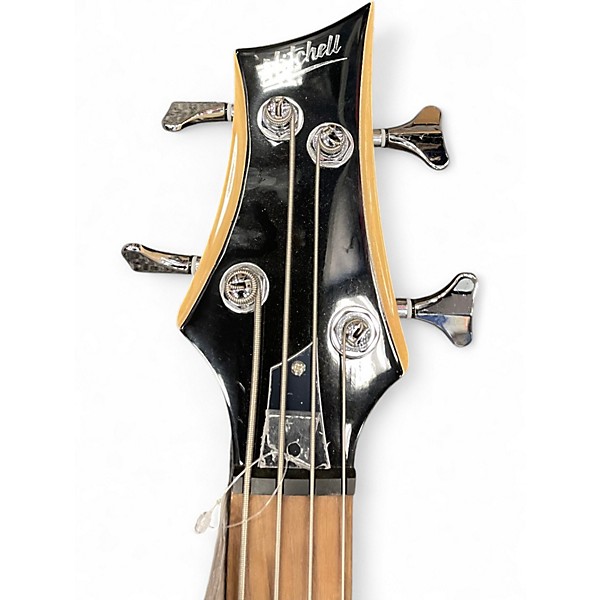 Used Mitchell MB100 Blue Electric Bass Guitar