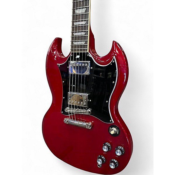 Used Epiphone SG Standard Red Solid Body Electric Guitar