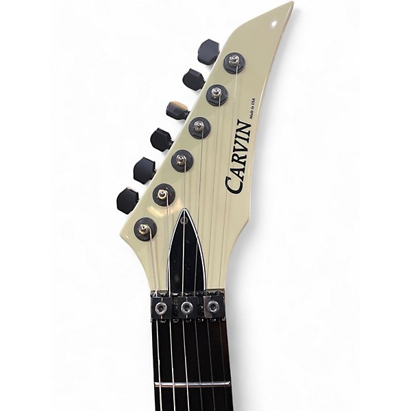 Used 2012 Carvin ULTRA V CUSTOM Vintage White Solid Body Electric Guitar