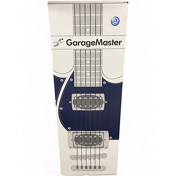 Used 2000s First Act Garagemaster VW White Solid Body Electric Guitar
