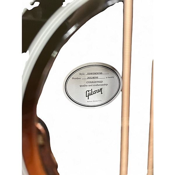 Used Gibson Hummingbird 2 Color Sunburst Acoustic Electric Guitar